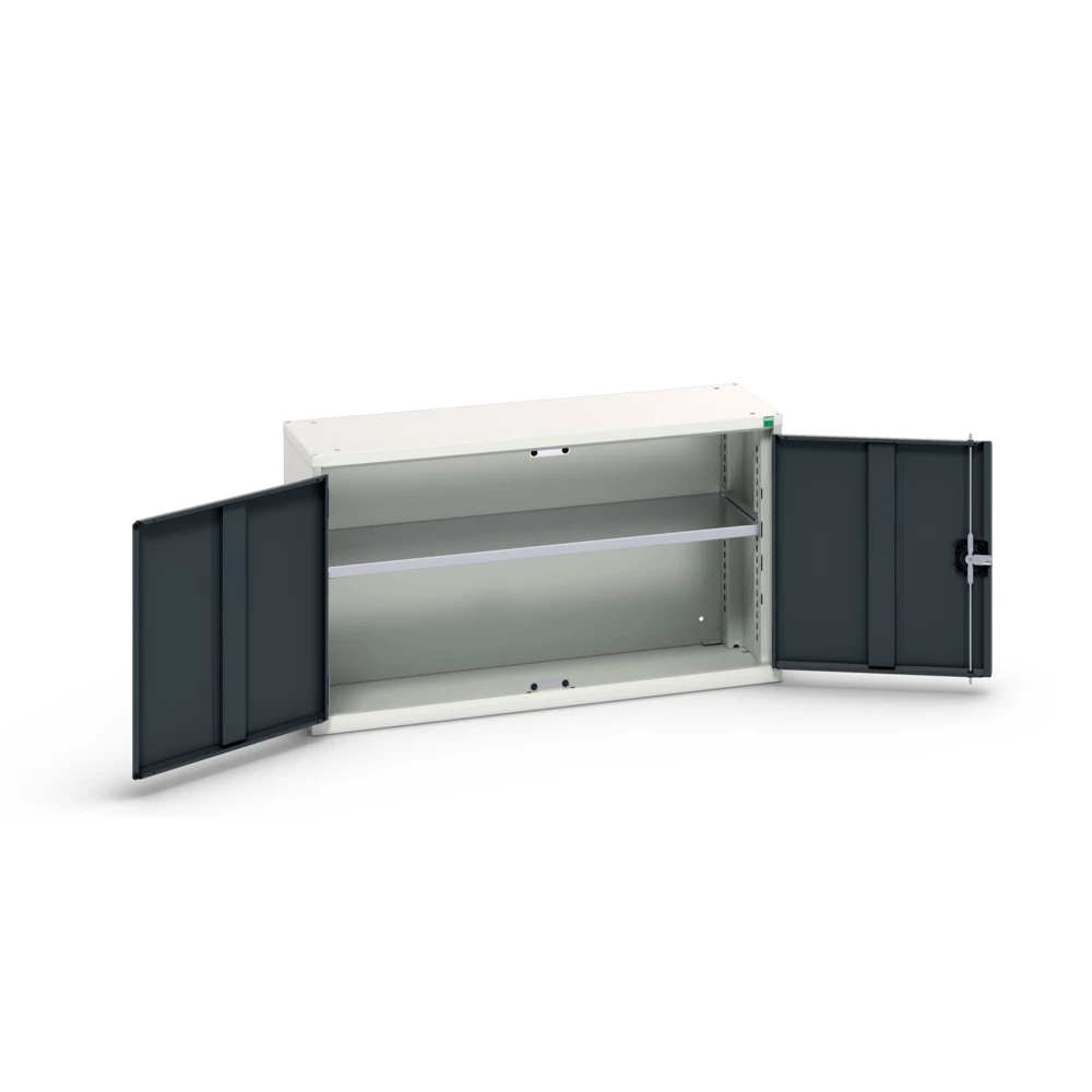 bott Verso hangkast 1050x350x600mm 1 legbord 2 deuren RAL 7016