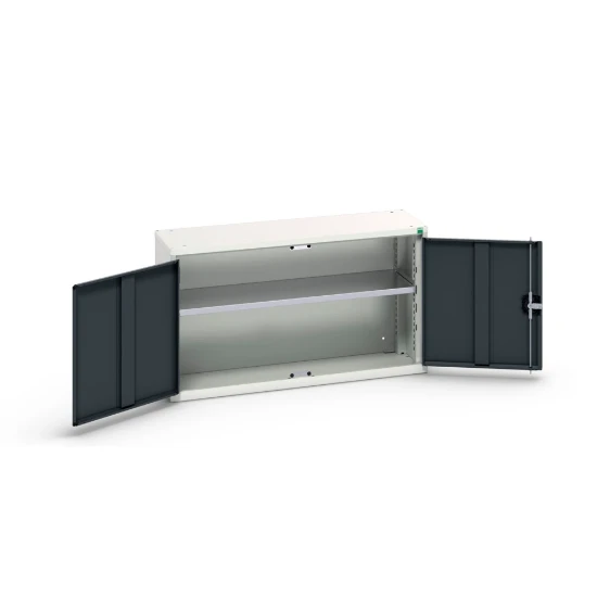 bott Verso hangkast 1050x350x600mm 1 legbord 2 deuren RAL 7016