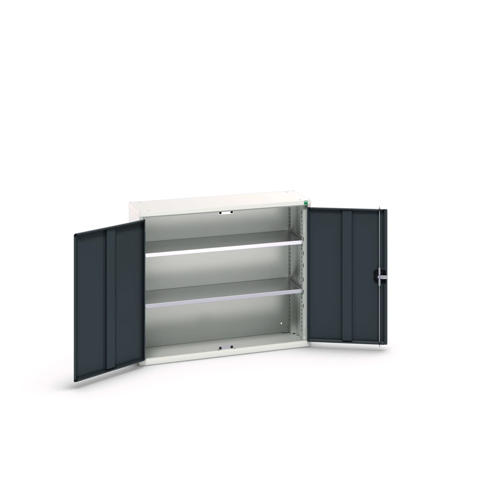 bott Verso hangkast 1050x350x900mm 2 legborden 2 deuren RAL 7016