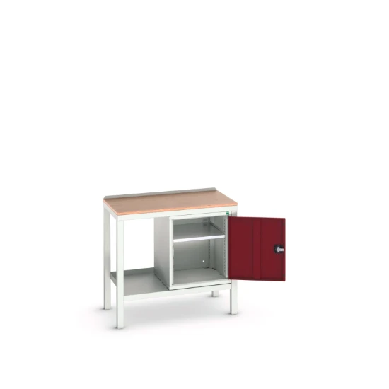 bott Verso zware werkbank 1 deur 1 legbord Multiplex 1000x600x910mm RAL 3004