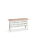 bott Verso verstelbare werkbank 1750x600x830-930mm 9 laden Multiplex RAL 7035