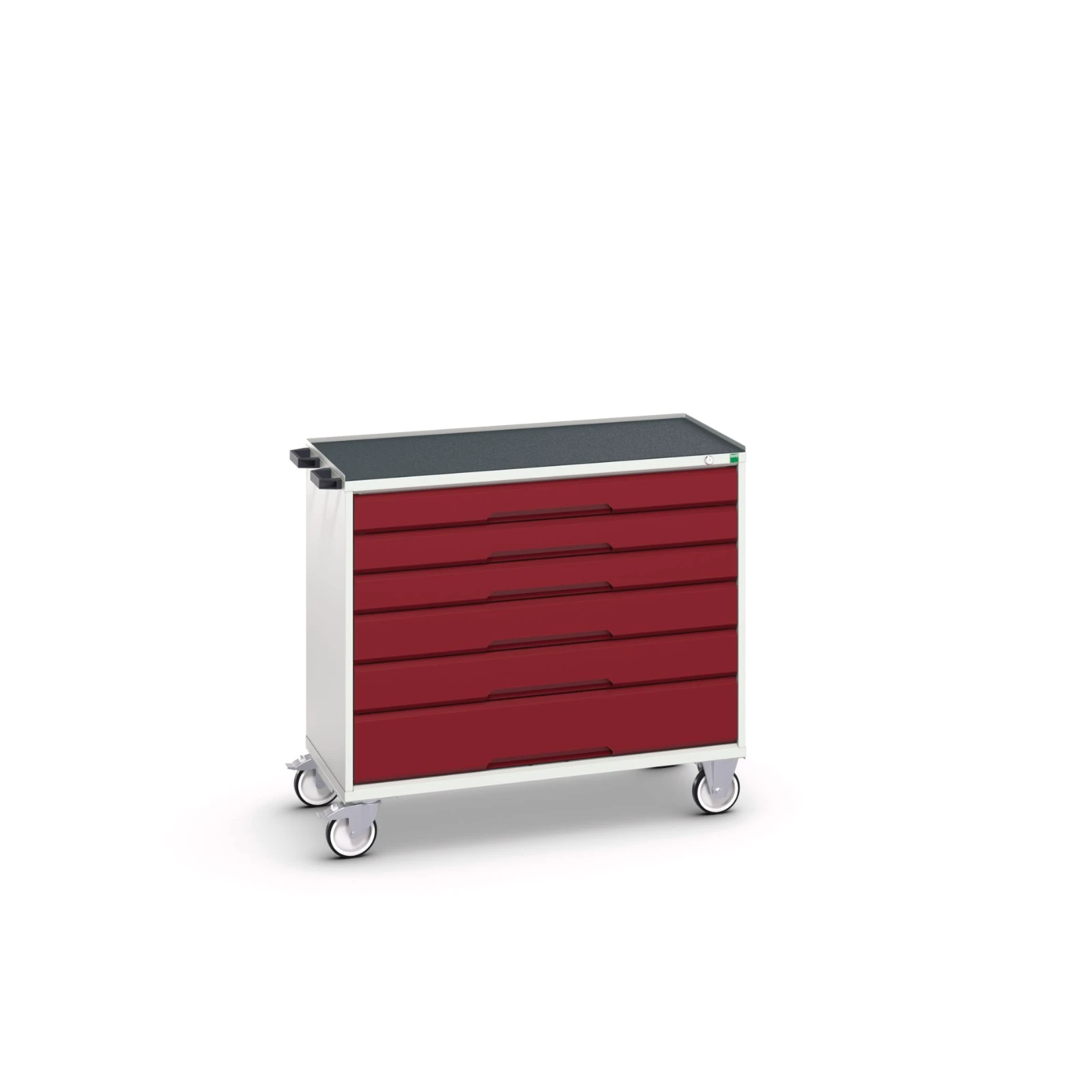 bott Verso gereedschapswagen 1050x550x965m 6 laden top tray RAL 3004