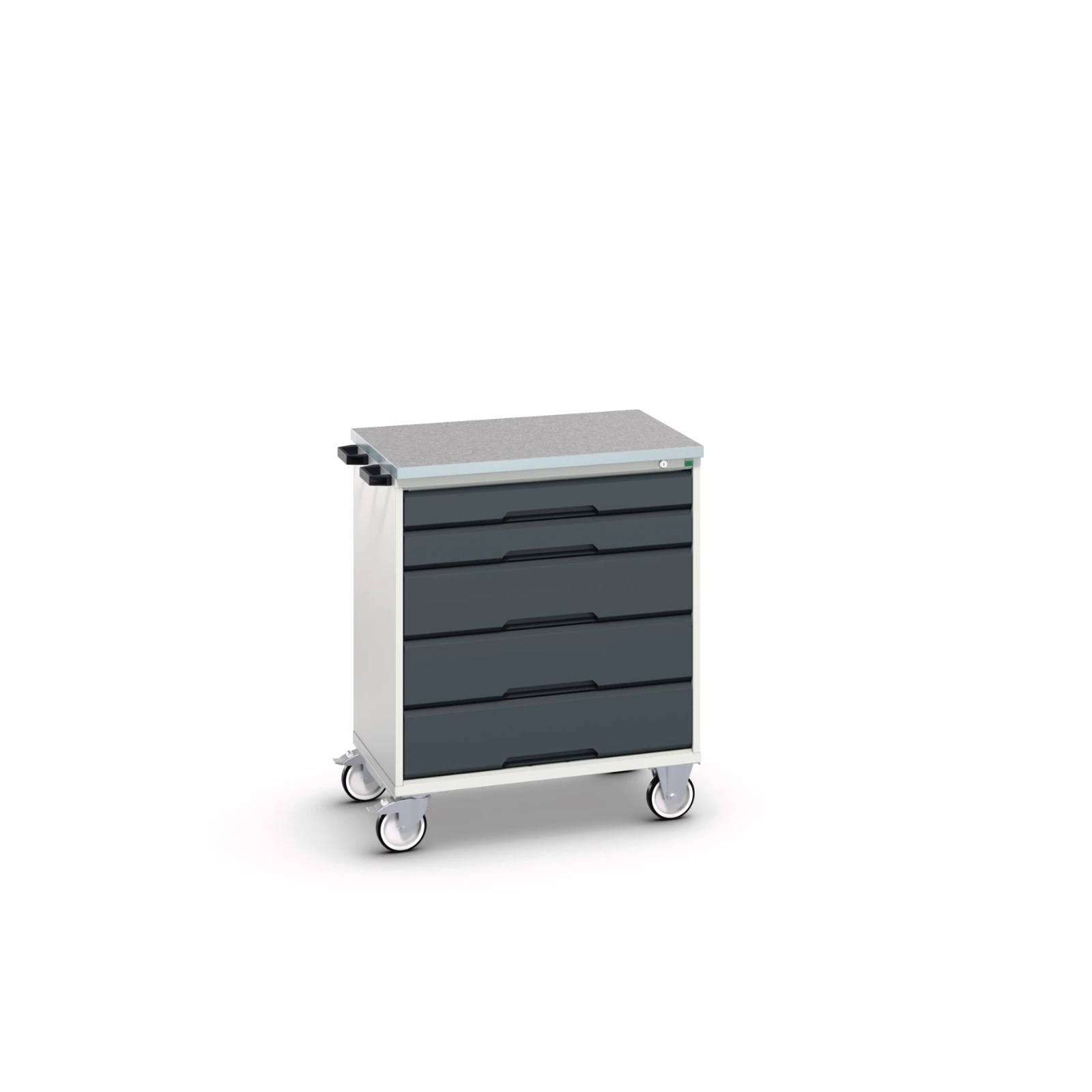 bott Verso gereedschapswagen 800x600x980mm 5 laden Lino top RAL 7016