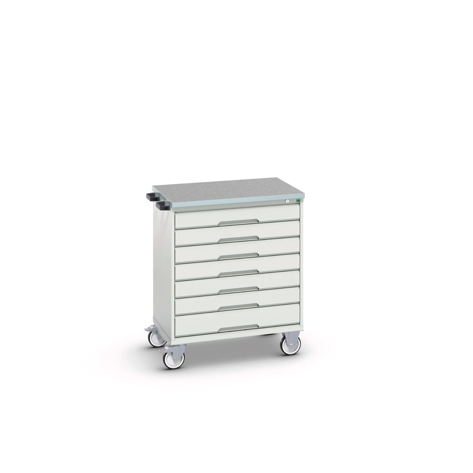 bott Verso gereedschapswagen  800x550x965mm 7 laden lino top RAL 7035