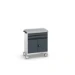 bott Verso mobiele kast 800x600x980mm 2 laden 2 deuren lino top RAL 7016