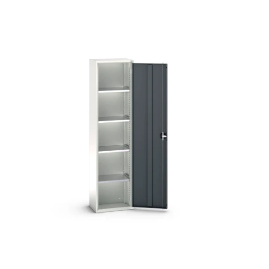 bott Verso systeemkast 525x350x2000mm 4 legborden 1 deur RAL 7016