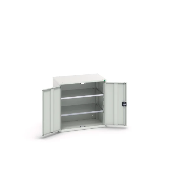 bott Verso systeemkast 800x550x800mm 2 legborden 2 deuren RAL 7035