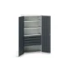 bott Verso systeemkast 1050x550x2000mm 3 legborden 4 lades 1 Perfo achterwand RAL 7016