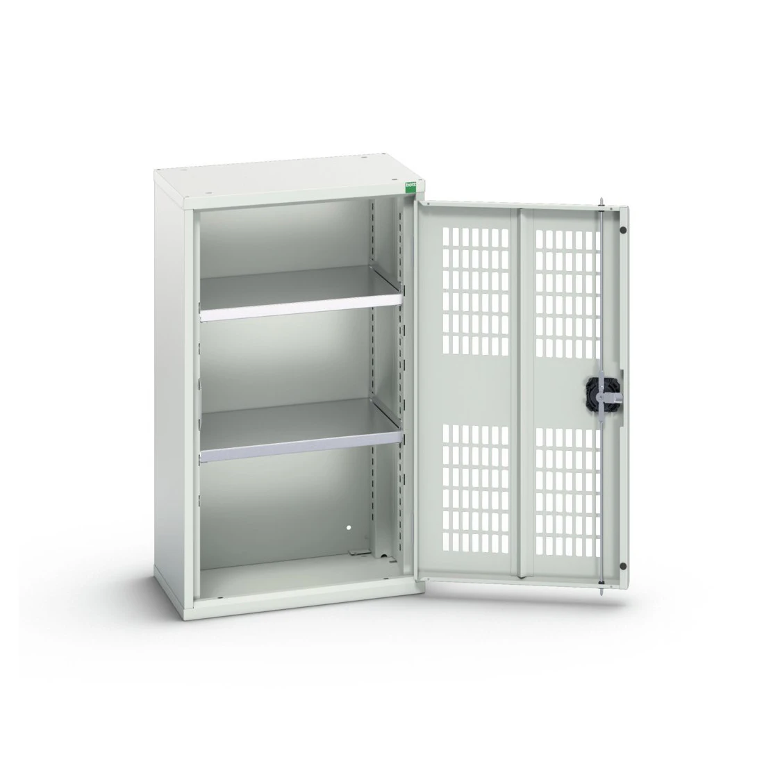 bott Verso kast gevleugelde deuren 525x350x900mm 2 legborden RAL 7035