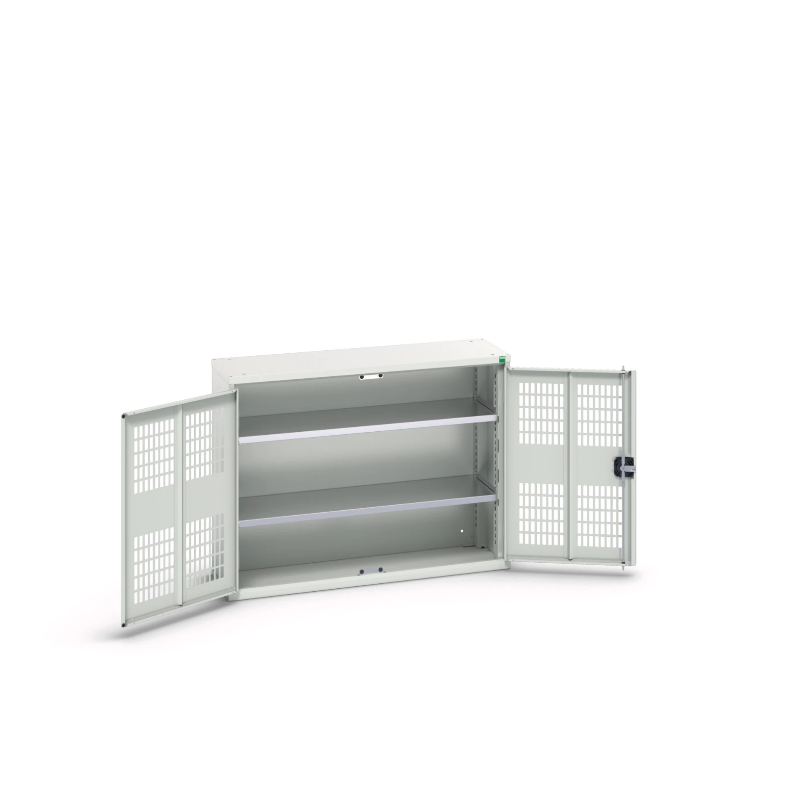 bott Verso kast gevleugelde deuren 1050x350x800mm 2 legborden RAL 7035