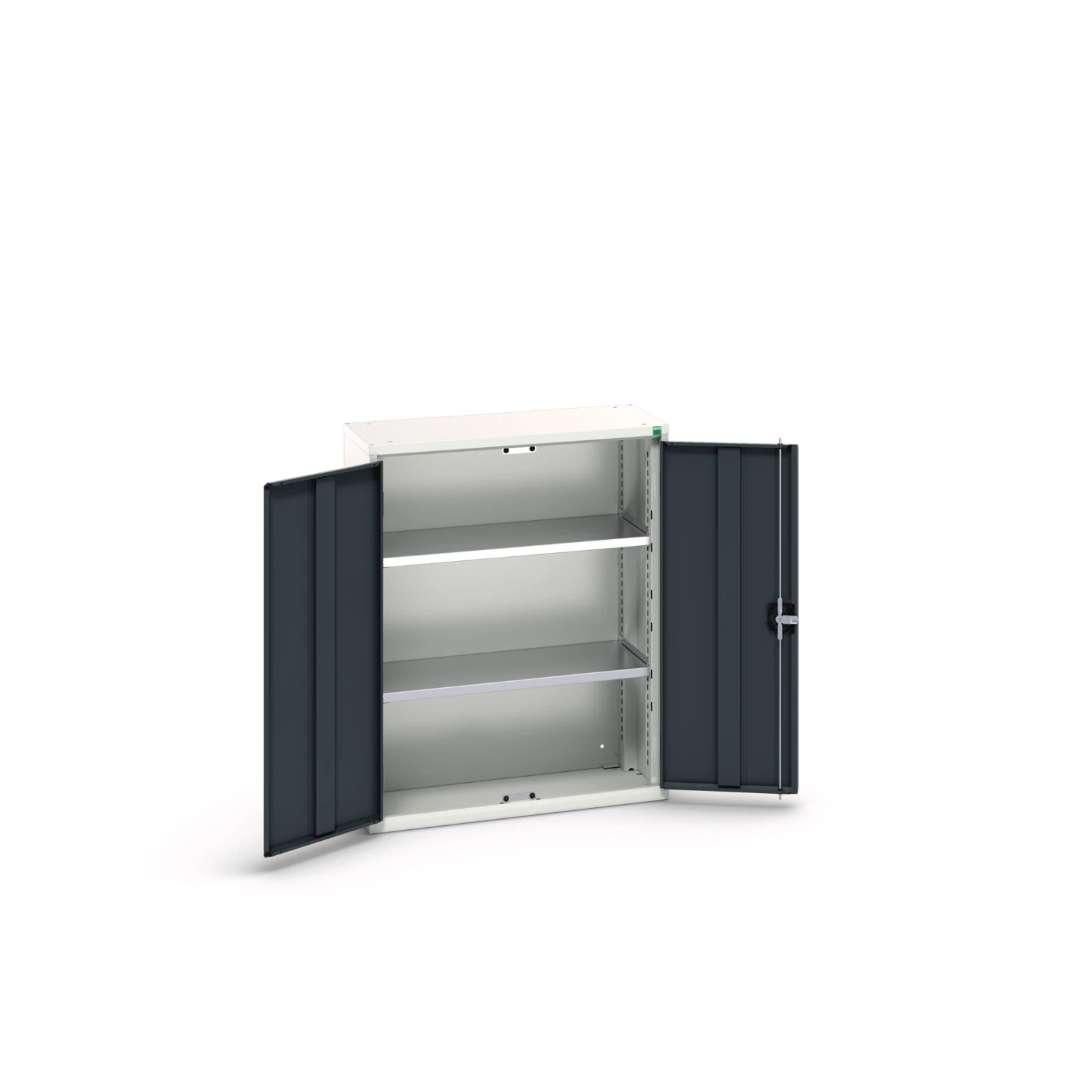 bott Verso hangkast 800x350x1000mm 2 legborden 2 deuren RAL 7016