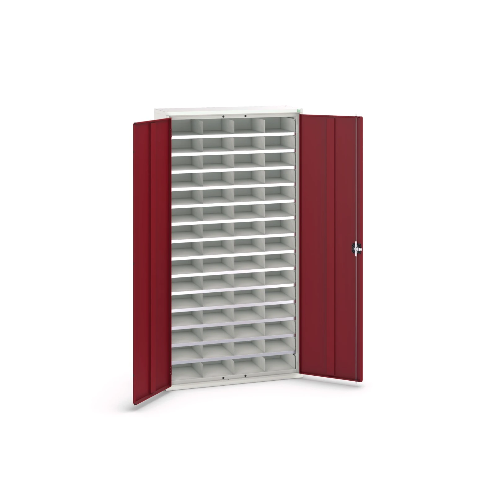 bott Verso systeemkast 1050x350x2000mm 60 compartimenten RAL 3004