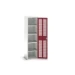 bott Verso kast gevleugelde deuren 525x550x2000mm 4 legborden RAL 3004
