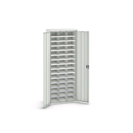 bott Verso systeemkast 800x350x2000mm 45 compartimenten RAL 7035