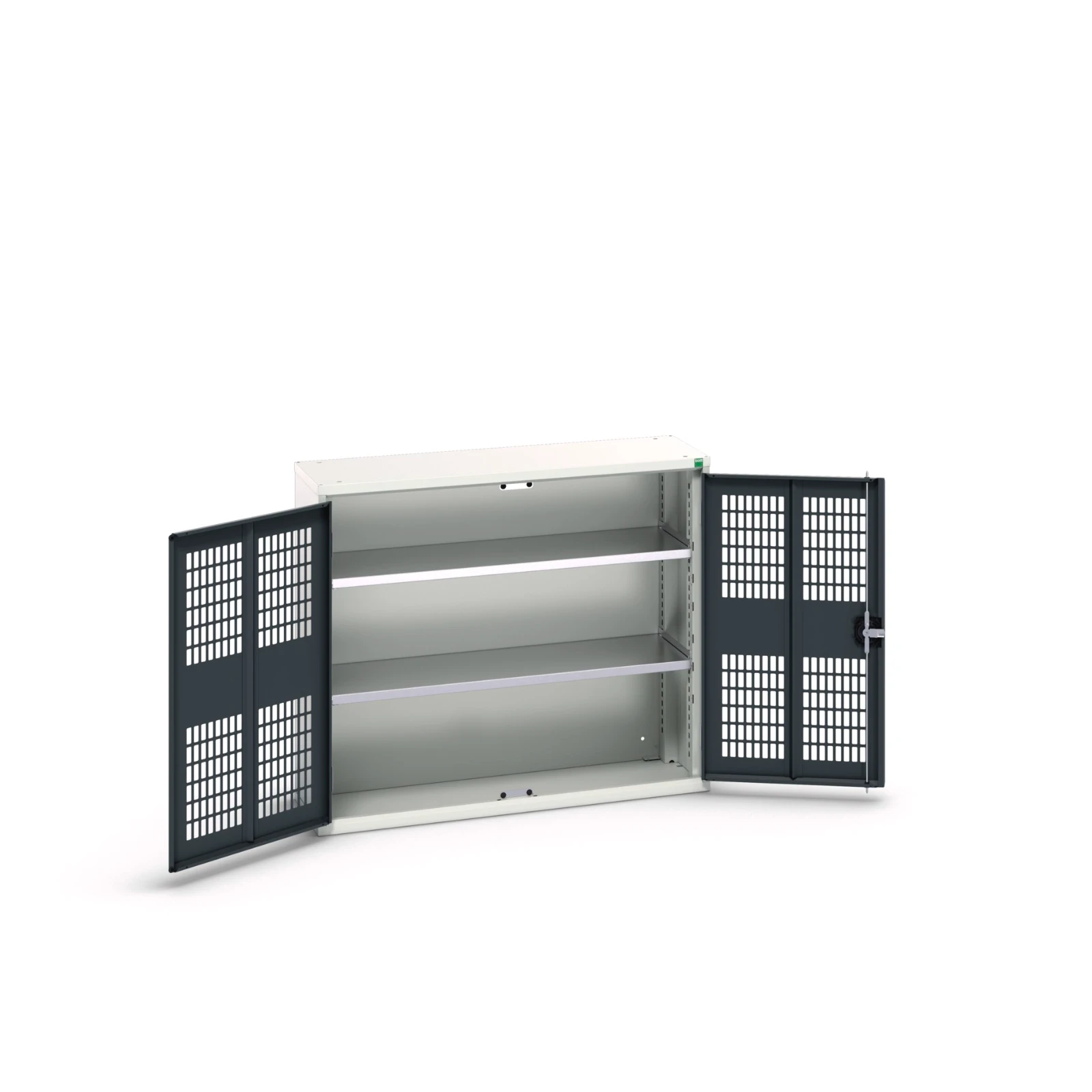 bott Verso kast gevleugelde deuren 1050x350x900mm 2 legborden RAL 7016