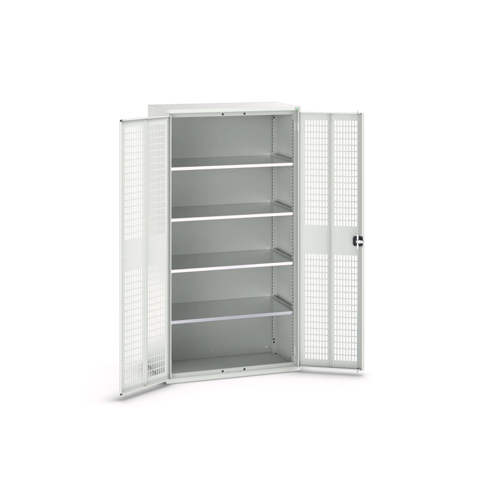 bott Verso kast gevleugelde deuren 1050x550x1000mm 4 legborden RAL 7035
