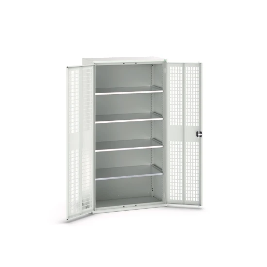 bott Verso kast gevleugelde deuren 1050x550x1000mm 4 legborden RAL 7035