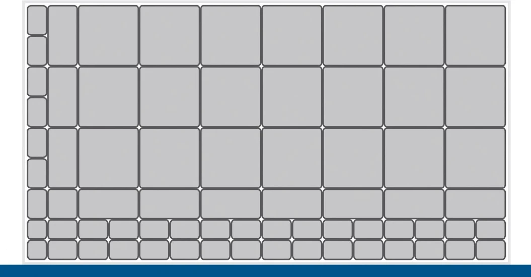 bott Cubio indelingsassortiment EKK-13775-1 RAL 7011