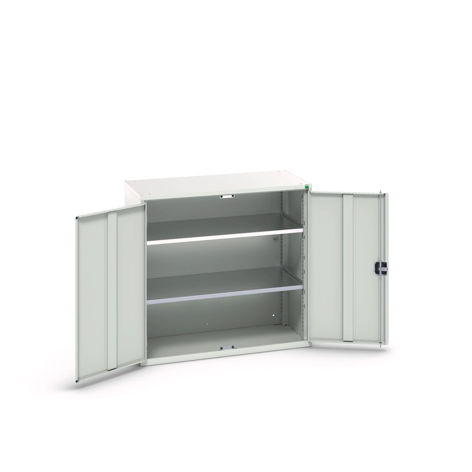 bott Verso systeemkast 1050x550x1000mm 2 legborden 2 deuren RAL 7035