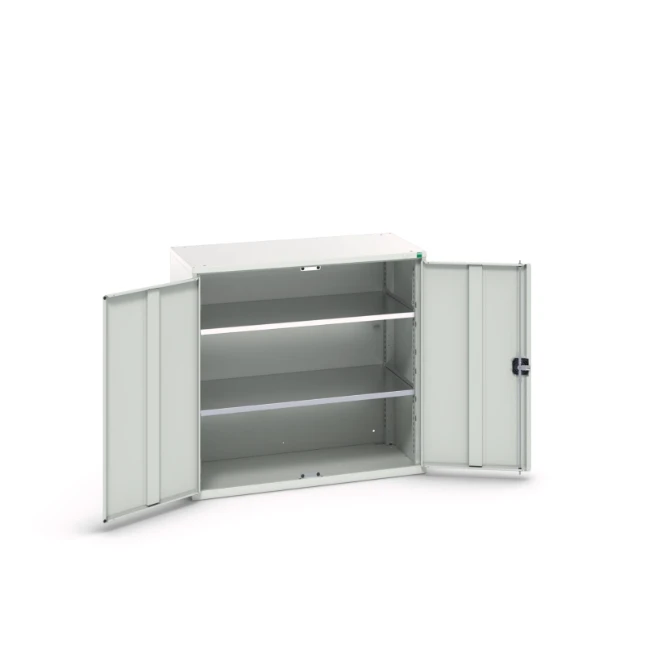 bott Verso systeemkast 1050x550x1000mm 2 legborden 2 deuren RAL 7035