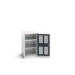 bott Verso kast gevleugelde deuren 525x350x900mm 2 legborden RAL 7016