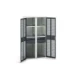 bott Verso kast gevleugelde deuren 1050x550x2000mm 4 legborden 4 lades RAL 7016
