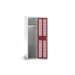 bott Verso kast gevleugelde deuren 525x550x2000mm 1 legbord 1 stang RAL 3004