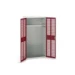 bott Verso kast gevleugelde deuren 1050x550x2000mm 1 legbord 1 rail RAL 3004
