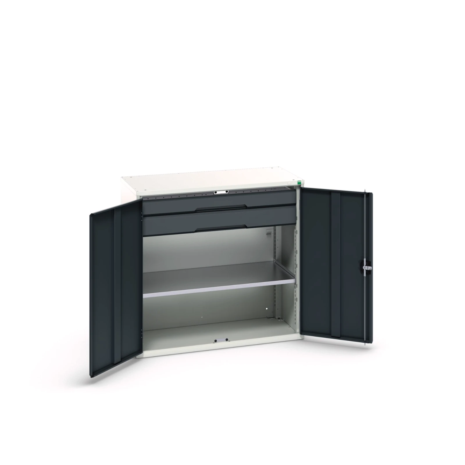 bott Verso systeemkast 1050x550x1000mm 1 legbord 1 lade RAL 7016