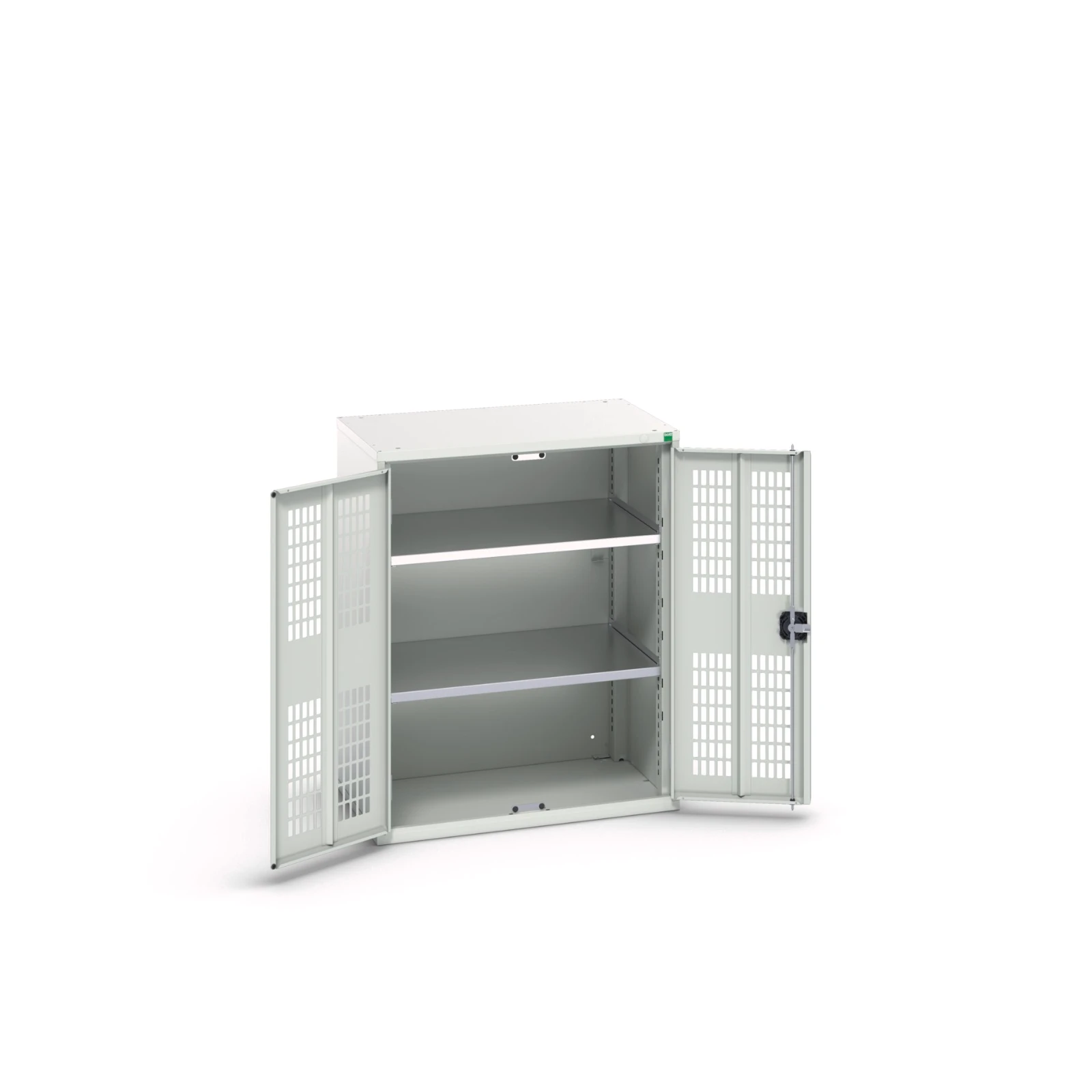bott Verso kast gevleugelde deuren 800x350x1000mm 2 legborden RAL 7035
