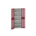 bott Verso kast gevleugelde deuren 800x350x2000mm 4 legborden RAL 3004