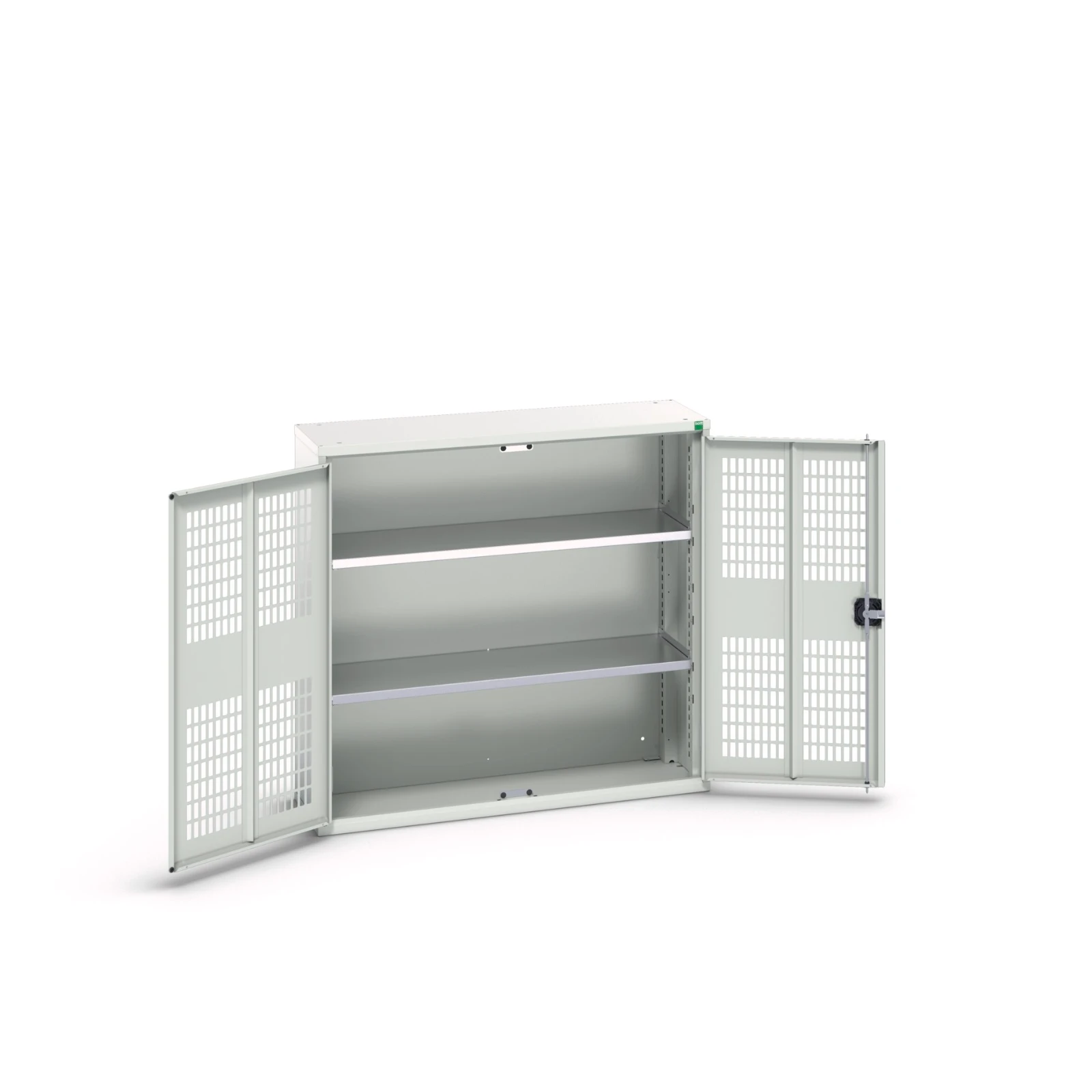 bott Verso kast gevleugelde deuren 1050x350x1000mm 2 legborden RAL 7035