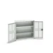 bott Verso kast gevleugelde deuren 1050x350x1000mm 2 legborden RAL 7035