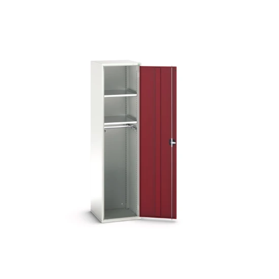 bott Verso systeemkast 1050x550x2000mm 2 legborden 1 deur 1 rail RAL 3004