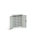 bott Verso systeemkast 800x350x1000mm 21 compartimenten RAL 7035