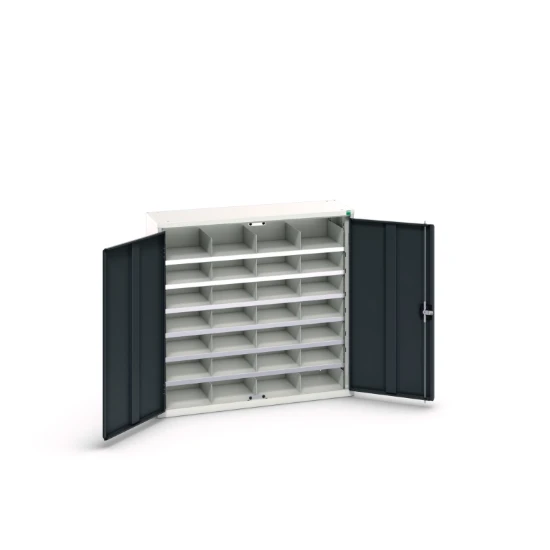 bott Verso systeemkast 1050x350x1000mm 28 compartimenten RAL 7016