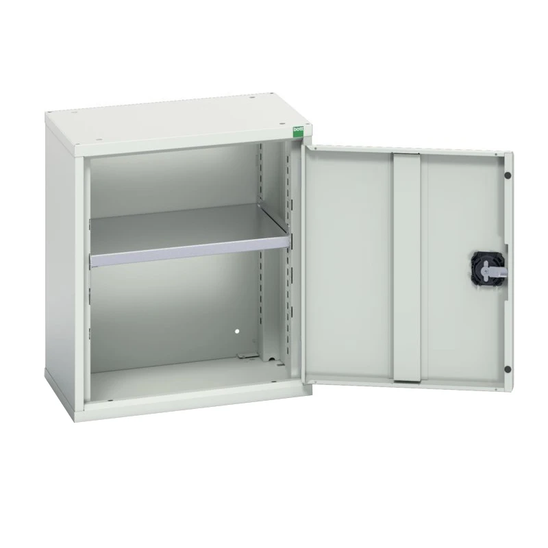 bott Verso systeemkast 525x350x600mm 1 legbord 1 deur RAL 7035