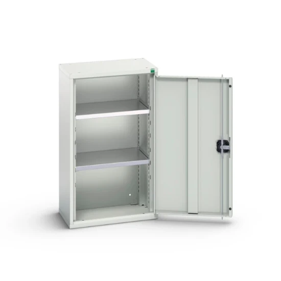 bott Verso systeemkast 525x350x900mm 2 legborden 1 deur RAL 7035