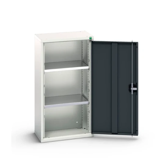 bott Verso systeemkast 525x350x1000mm 2 legborden 1 deur RAL 7016