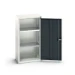 bott Verso systeemkast 525x350x1000mm 2 legborden 1 deur RAL 7016