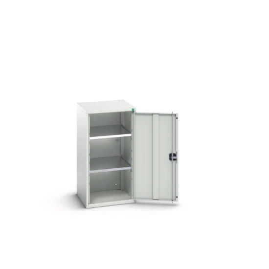 bott Verso systeemkast 525x550x1000mm 2 legborden 1 deur RAL 7035