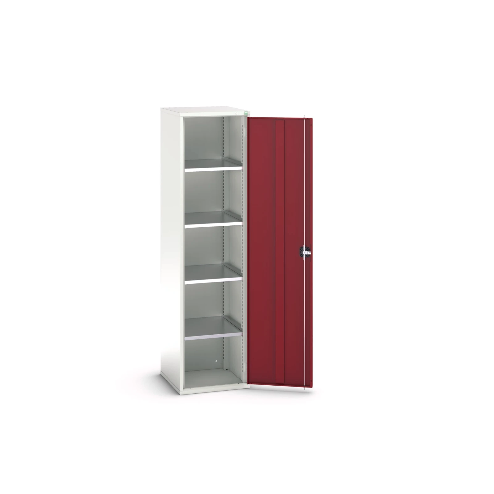 bott Verso systeemkast 525x550x2000mm 4 legborden 1 deur RAL 3004