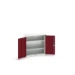 bott Verso hangkast 800x350x600mm 2 legborden 1 deur RAL 3004