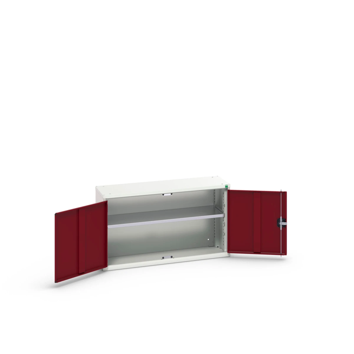 bott Verso hangkast 1050x350x600mm 1 legbord 2 deuren RAL 3004