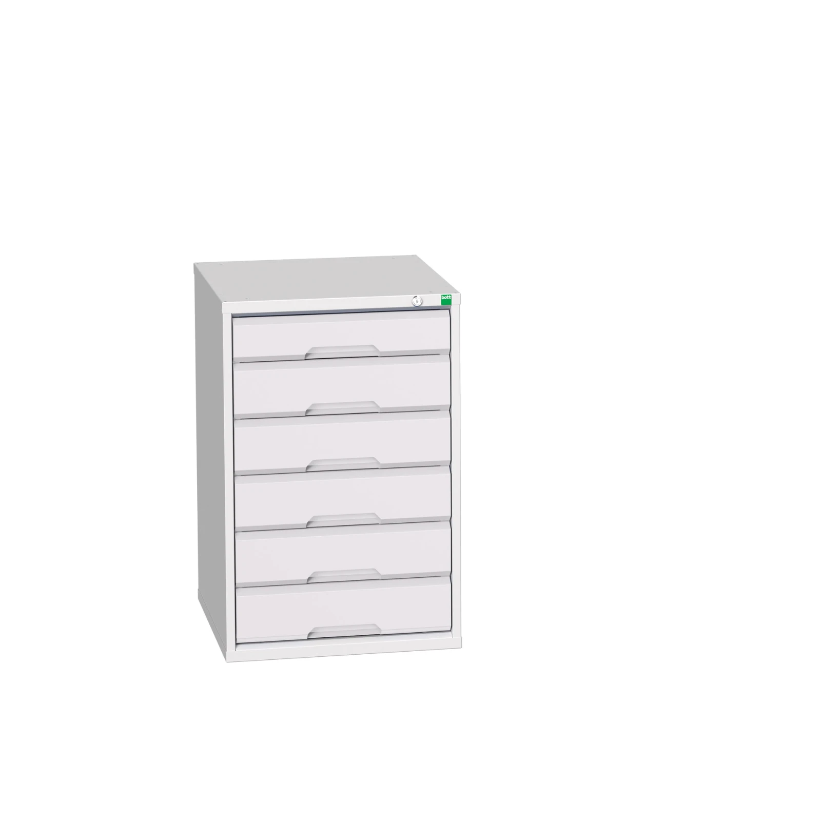 bott Verso schuifladenkast 525x550x800mm 6 laden RAL 7035