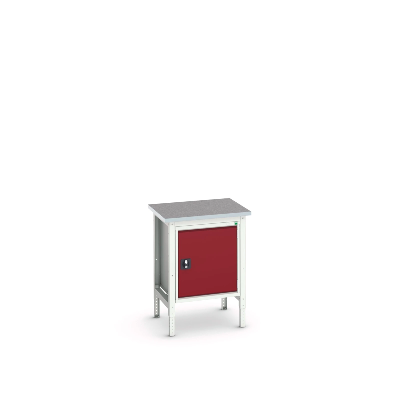 bott Verso werkbank 1 deur Breedte 700 mm Linoleum RAL 3004
