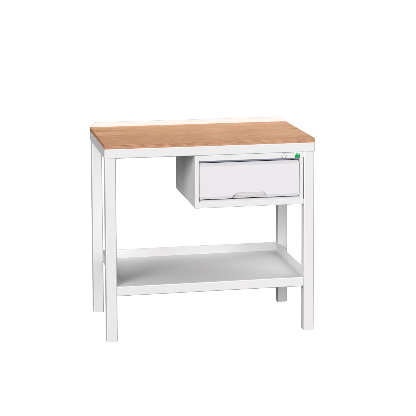 bott Verso zware werkbank 1 ladekast Multiplex 1000x600x930mm RAL 7035