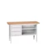 bott Verso verstelbare werkbank 1500x600x830-930mm 3 laden 1 schap Multiplex RAL 7035