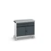 bott Verso mobiele kast 1050x550x965mm 2 laden 2 deuren lino top RAL 7016