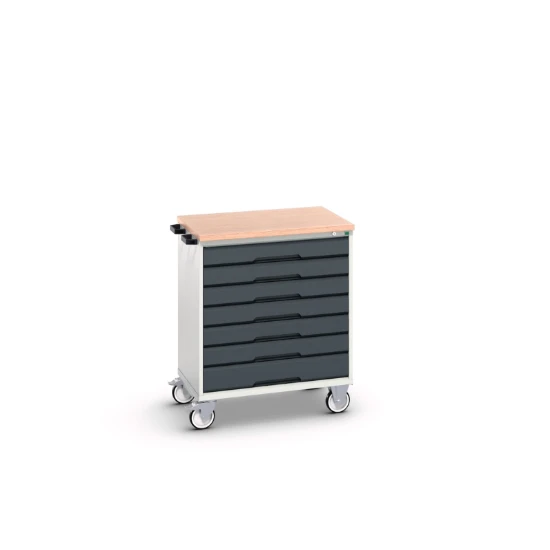 bott Verso gereedschapswagen 800x600x980mm 7 laden lino MPX RAL 7016